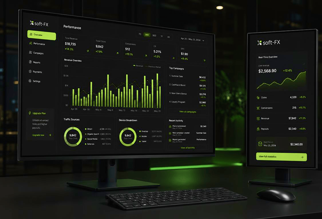 Soft-FX introduces a White Label prop trading platform for brokers and prop firms