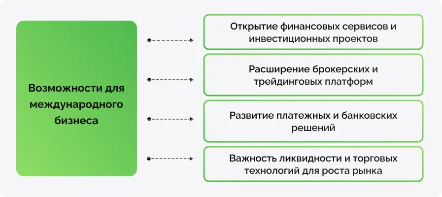 Возможности для международного бизнеса в Кыргызстане - схема